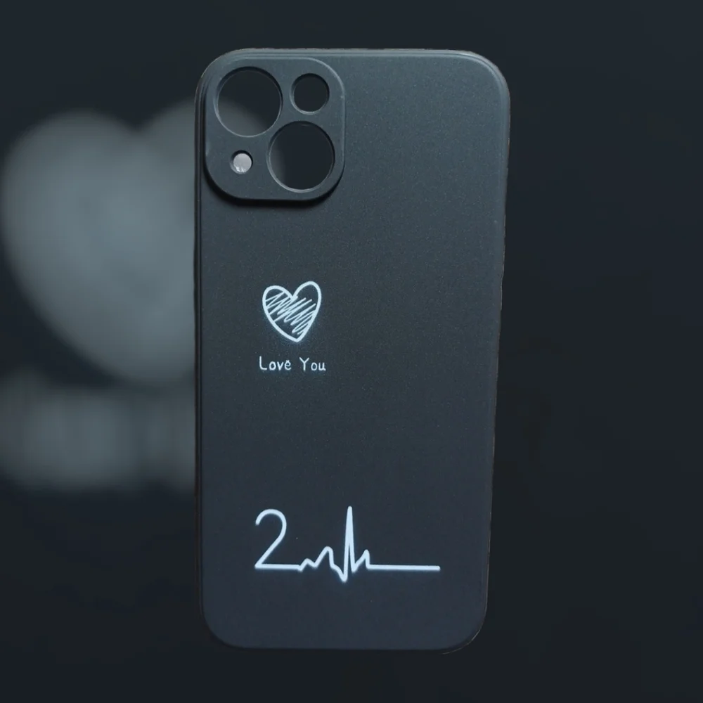 Matching Heart Pattern iPhone 13 Cases